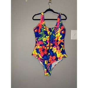 SHEIN 3xl floral bathing suit